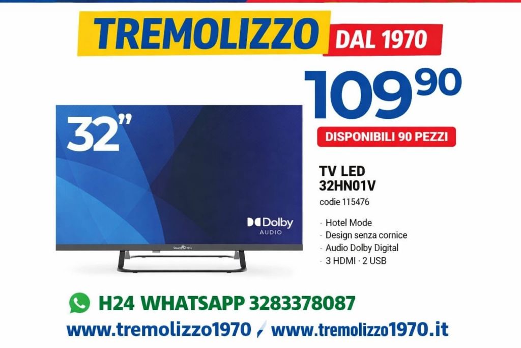 TV SMART TECH 32HN01V 32''